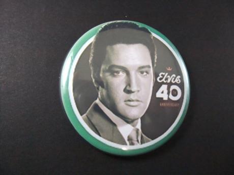 Elvis' 40 Greatest verzamelalbum van Elvis Presley uit 1974, button